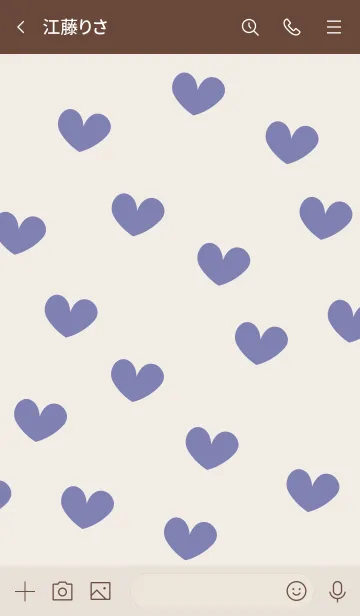 [LINE着せ替え] n31_07_ブルー ブラウン2-6の画像3