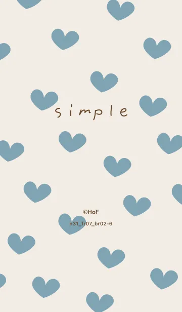 [LINE着せ替え] n31_07_シアン ブラウン2-6の画像1