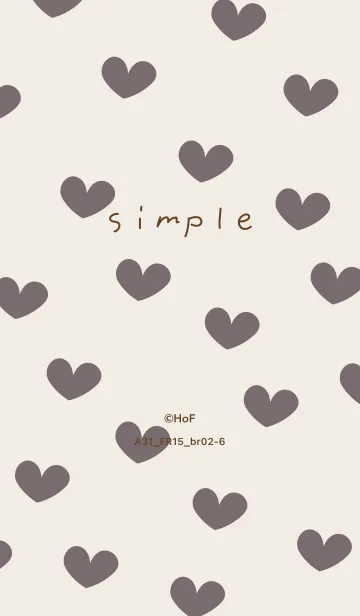 [LINE着せ替え] A31.15_ショコラ ブラウン2-6の画像1