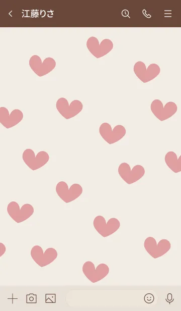 [LINE着せ替え] a31_05_レッド2 ブラウン2-6の画像3