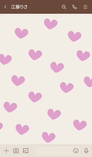 [LINE着せ替え] a31_05_ピンク ブラウン2-6の画像3