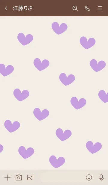 [LINE着せ替え] a31_05_パープル ブラウン2-6の画像3