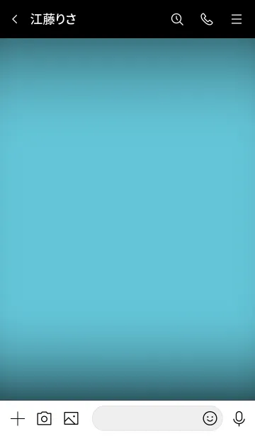 [LINE着せ替え] Sky Blue Neon Theme Vr.1 (JP)の画像3