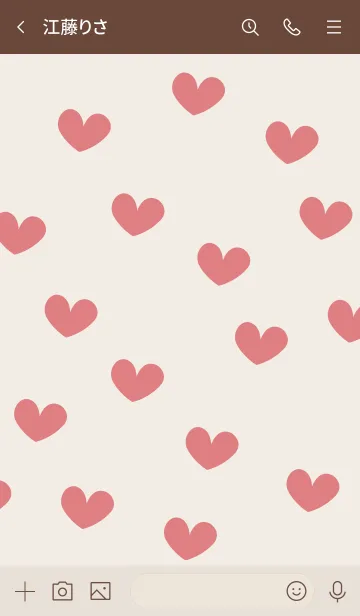 [LINE着せ替え] N31_03_レッド2 ブラウン2-6の画像3