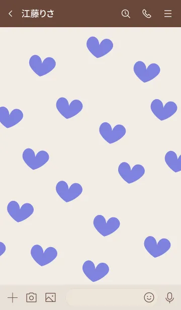 [LINE着せ替え] N31_03_ブルー ブラウン2-6の画像3