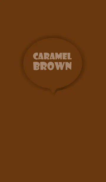 [LINE着せ替え] Love Caramel Brown Button Theme V.4 (JP)の画像1