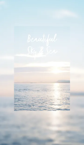 [LINE着せ替え] Beautiful Sky & Sea +*の画像1