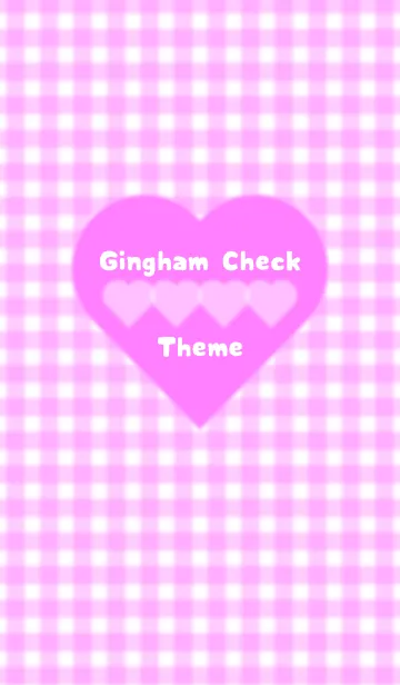 [LINE着せ替え] Gingham Check Theme ♡ -2021- 64の画像1