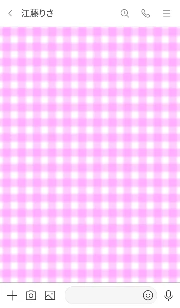 [LINE着せ替え] Gingham Check Theme ♡ -2021- 64の画像3