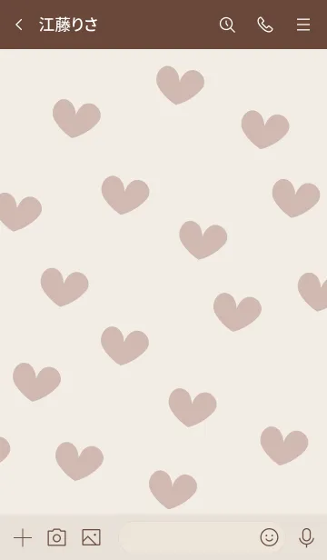 [LINE着せ替え] 531.14_ベージュ ブラウン2-9の画像3