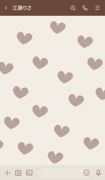 [LINE着せ替え] 531.14_ベージュ2 ブラウン2-9の画像3