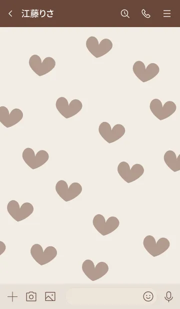 [LINE着せ替え] 531.14_ベージュ3 ブラウン2-9の画像3