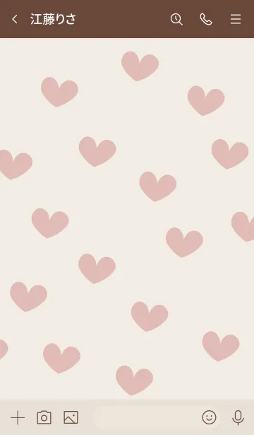 [LINE着せ替え] 131.13_ピンク ブラウン2-9の画像3