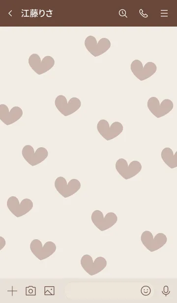 [LINE着せ替え] 131.13_ベージュ2 ブラウン2-9の画像3