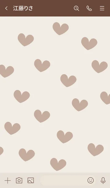 [LINE着せ替え] 131.13_ベージュ3 ブラウン2-9の画像3