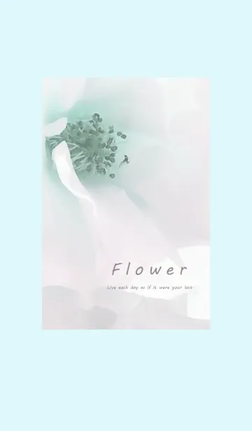 [LINE着せ替え] ～Flower♥グリーン5～の画像1
