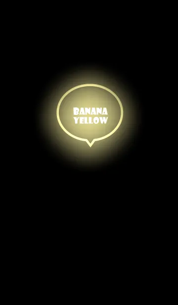 [LINE着せ替え] Banana Yellow Neon Theme Vr.1 (JP)の画像1