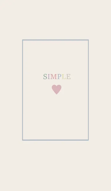[LINE着せ替え] 大人のシンプルハート -dusty5color-の画像1
