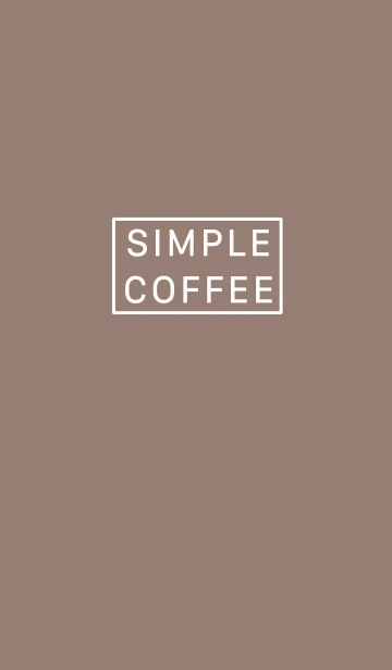 [LINE着せ替え] シンプル×コーヒーの画像1