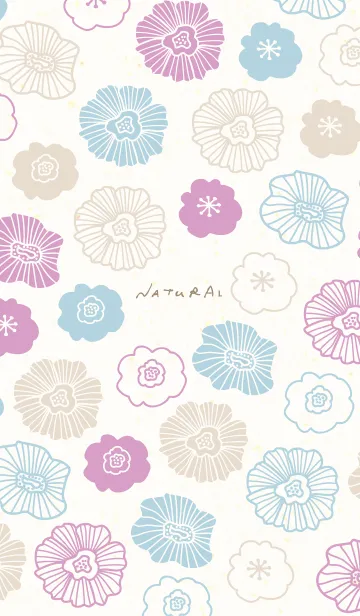 [LINE着せ替え] 花くすみ和紙10の画像1