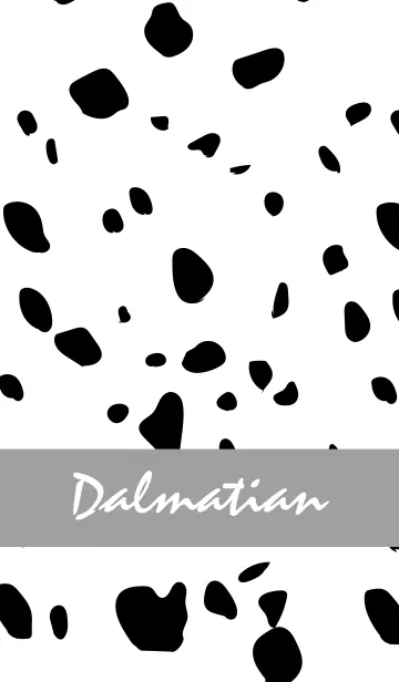 [LINE着せ替え] Dalmatian -Gray-の画像1