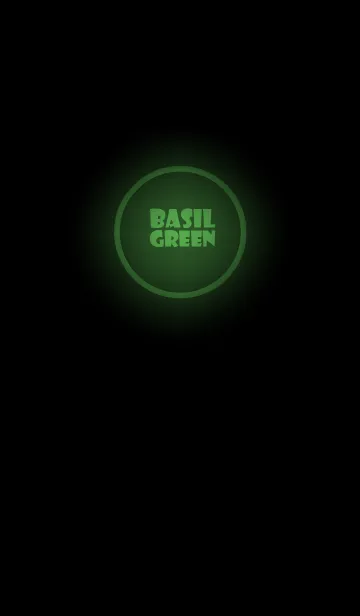 [LINE着せ替え] Basil Green Neon Theme Ver.2 (JP)の画像1