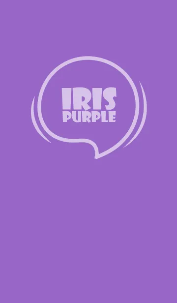 [LINE着せ替え] Love Iris Purple Theme Vr.7 (JP)の画像1