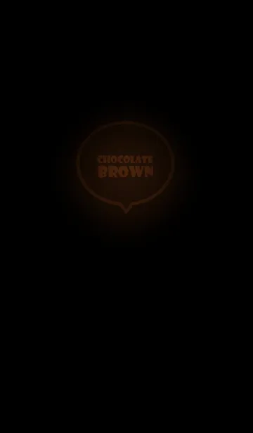 [LINE着せ替え] Chocolate Brown Neon Theme Vr.1 (JP)の画像1