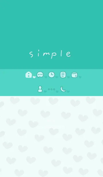 [LINE着せ替え] n32_26_グリーン8-3の画像1