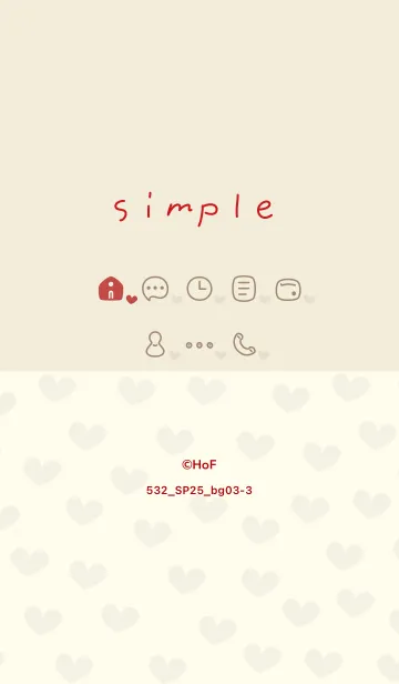 [LINE着せ替え] 532.25_ベージュ3-3の画像1