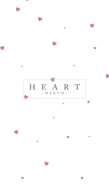 [LINE着せ替え] HEART-Red MEKYM 6の画像1