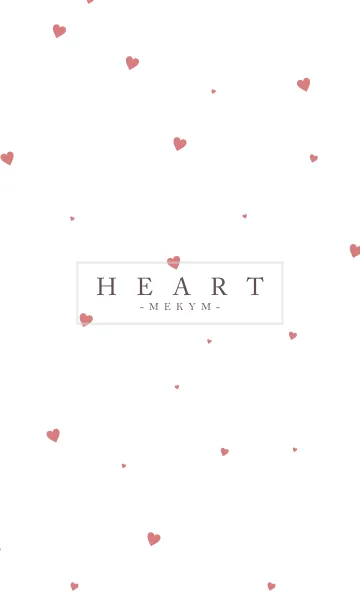 HEART-Red MEKYM 6のLINE着せ替え
