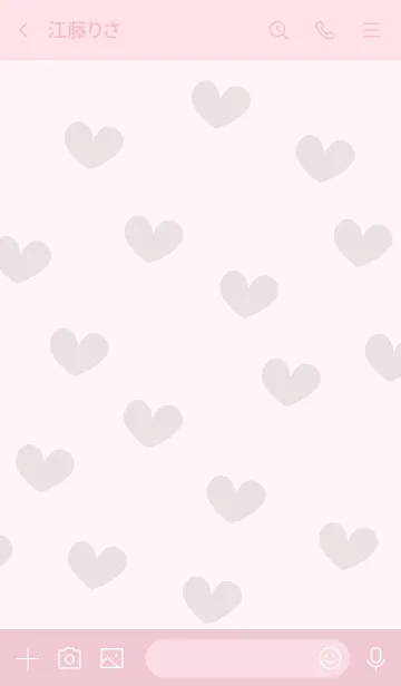 [LINE着せ替え] A32.26_ピンク5-3の画像3