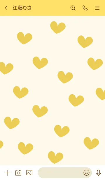 [LINE着せ替え] A32.26_イエロー4-3の画像3