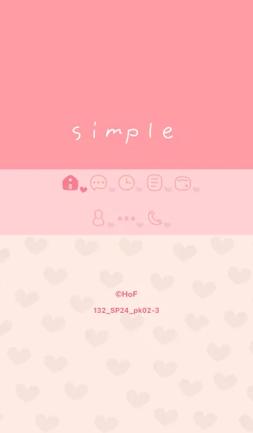 [LINE着せ替え] 132.24_ピンク2-3の画像1