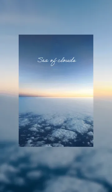 [LINE着せ替え] Sea of clouds 美しい雲海の画像1