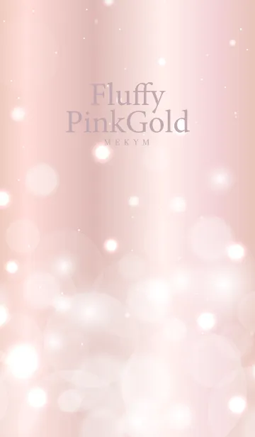 [LINE着せ替え] Fluffy Pink Gold - MEKYM - 25の画像1