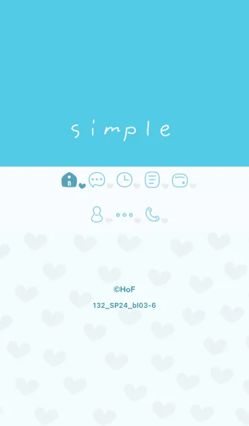 [LINE着せ替え] 132.24_ブルー3-6の画像1