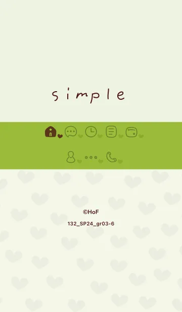 [LINE着せ替え] 132.24_グリーン3-6の画像1