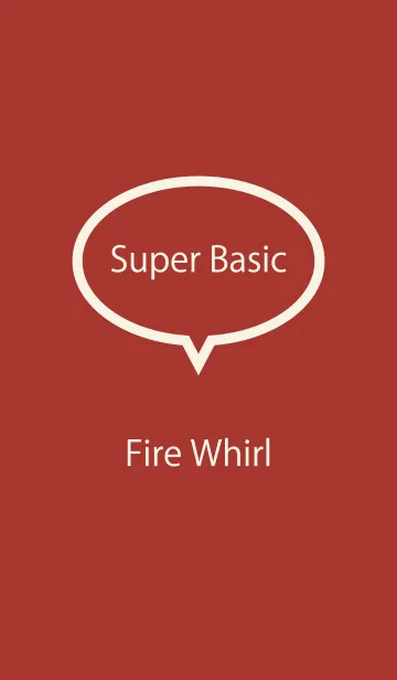 [LINE着せ替え] Super Basic Fire Whirlの画像1