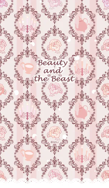 [LINE着せ替え] 大人可愛い童話着せかえ◆美女と野獣の画像1