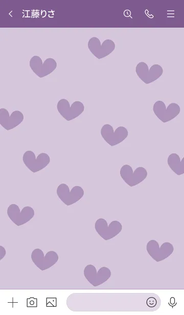 [LINE着せ替え] A32.26_パープル5-6の画像3