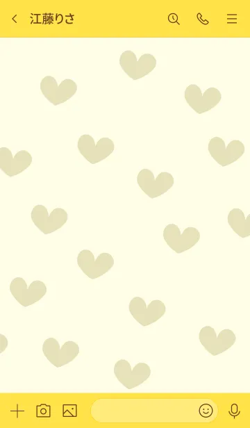 [LINE着せ替え] A32.26_イエロー2-6の画像3