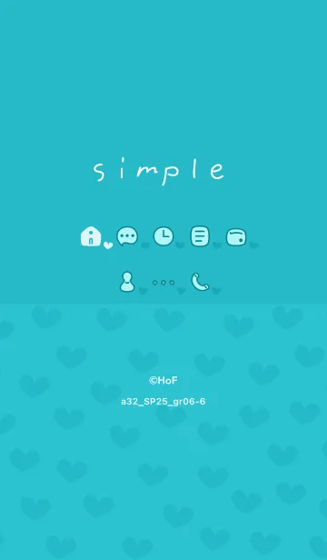 [LINE着せ替え] a32_25_グリーン6-6の画像1