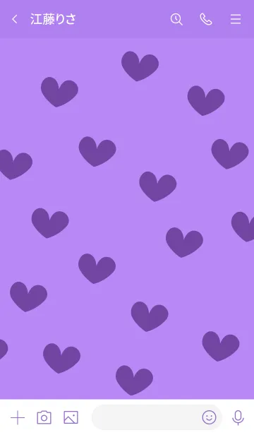 [LINE着せ替え] a32_25_パープル1-6の画像3