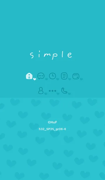 [LINE着せ替え] 532.25_グリーン6-6の画像1