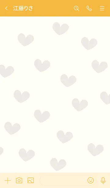 [LINE着せ替え] N32_24_イエロー3-6の画像3