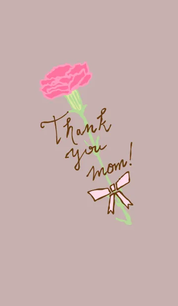 [LINE着せ替え] お母さんありがとう カーネーション10の画像1