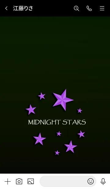 [LINE着せ替え] ミッドナイト 20の画像3