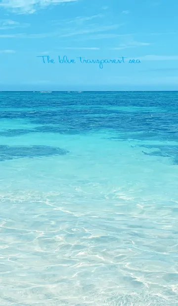 The blue transparent sea 10の着せ替えメイン画像